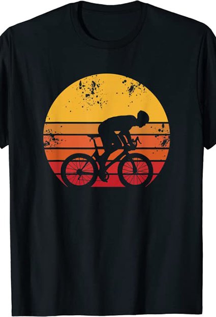 camiseta de bicicleta sunset